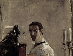 Autoportrait, 1880 (détail)